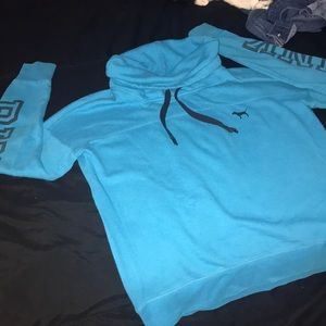 VS PINK cowl neck hoodie